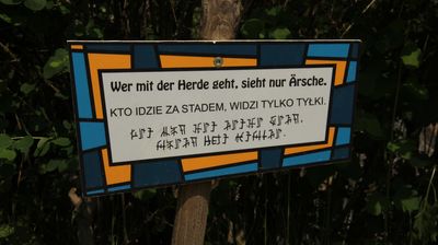 Hinweis für Radfahrer?