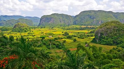 Durch das Hinterland von Vinales ...