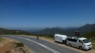 Oben am Robinson Pass ...