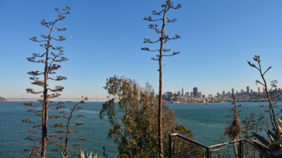 Die Blicke von Alcatraz auf San Francisco sind sehr malerisch.