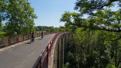 Ab Velbert rollt es fast von alleine bergab bis Kettwig.