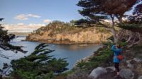 Wir wandern in der schönen Point Lobos State Reserve