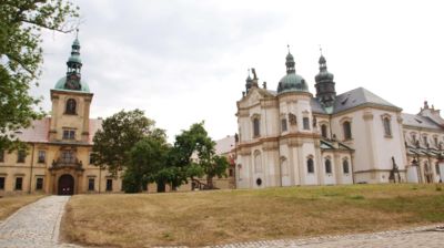 Und hier Kloster Ossegg/Osek ...