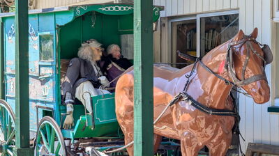 das Valhalla-Begleitfahrzeug ist sehr umweltfreundlich unterwegs
