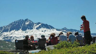 Das kulinarisch wertvolle Valhalla Picknick vor grandioser Kulisse