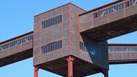 Die Architektur der 'neuen Sachlichkeit' von Zollverein ist berühmt