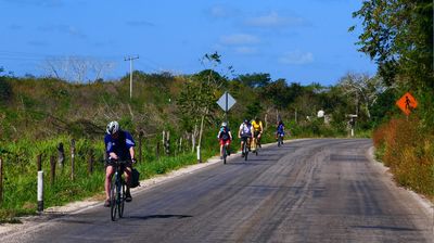 Radfahrer unterwegs