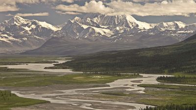 Die Alaska Range von ihrer Schokoladenseite