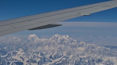 Anflug über Alaska mit herrlichem Blick auf den Denali