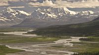 Die Alaska Range von ihrer Schokoladenseite