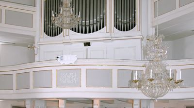 Orgel der Bergkirche in Seiffen.