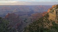 Abendstimmung am Grand Canyon ...