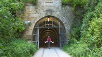 Tunnelradeln macht Spaß