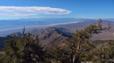 Und zur anderen Seite, hier der herrliche Blick ins Panamint Valley