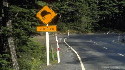 Die Verkehrsschilder unterscheiden sich von den unsrigen