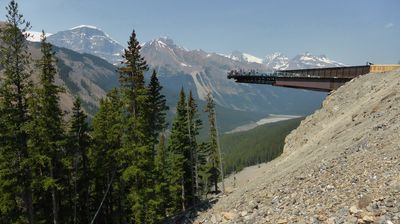 Der Skywalk aus der Ferne ...