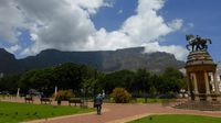 Am Nachmittag erkunden wir die Stadt - HIER: Blick auf den Tafelberg