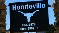 Wir radeln durch Henryville ...