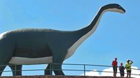 Die letzten Dinosaurier haben sich vor ca. 60 Millionen Jahren nach Rapid City zurückgezogen ...