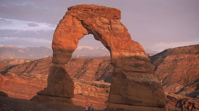 Delicate Arch im Sonnenuntergang