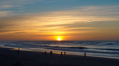 Sonnenuntergang am Tasmanischen Meer