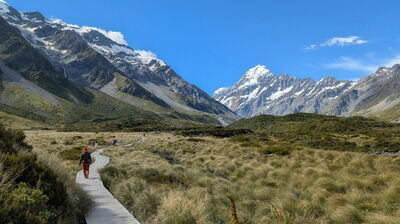 Noch besser wird es natürlich, wenn man hoch motiviert loswandert.