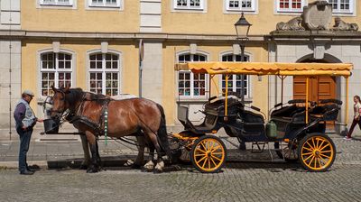 Eine Stadtrundfahrt durch Görlitz ist auch mit zwei Pferdestärken möglich