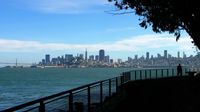 Nochmal der Blick auf Downtown S.F., dieses Mal von Alcatraz Island aus