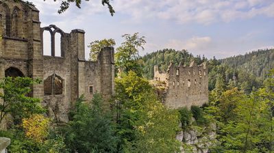 Die Ruine ist sehr beeindruckend