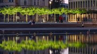 Abendpromenade am Phoenixsee, gleich hinter unserem Hotel