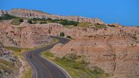 Tolle Abfahrt im Badlands National Park