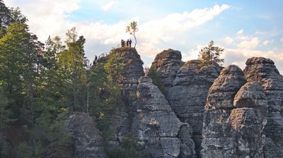 Ein Aussichtspunkt ist schöner als der nächste; von diesem hier hat man den schönsten Blick auf die Basteibrücke