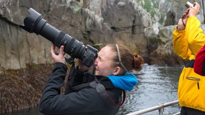 Völlig unterschiedliche Fotografierkonzepte sind hier erkennbar