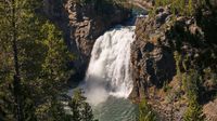 Dies sind übrigens die nicht ganz so hohen Upper Falls