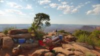 Dinnerplatz am Needles Overlook ...