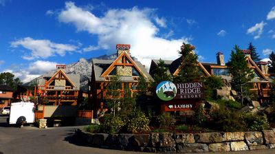 Unser Hotel in Banff - das Hidden Ridge Resort - läd zum Faulenzen ein ...