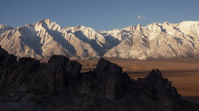 Die Sierra Nevada, unser heutiges Wanderrevier.