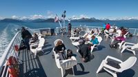 In Alaska auf dem Sonnendeck