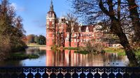 Schloss im Fürst Pückler Park in Bad Muskau ...