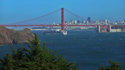Auch von der Nordseite des Golden Gate aus sind die Blicke sehr reizvoll