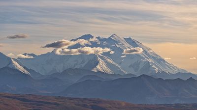 DER Berg zeigt sich in seiner vollen Schönheit