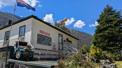 Unsere originelle Einkehrmöglichkeit unterwegs in Otira